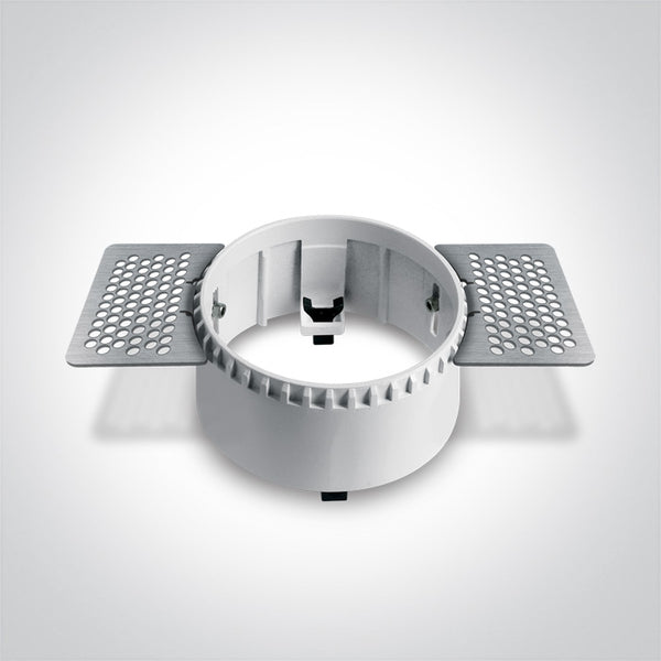 One Light 10105RM WHITE GU10 10W TRIMLESS DARK LIGHT WITHOUT REFLECTOR