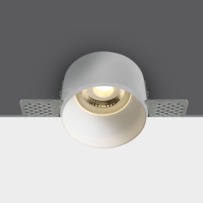 One Light 10105TR/W WHITE TRIMLESS GU10 50W DARK LIGHT
