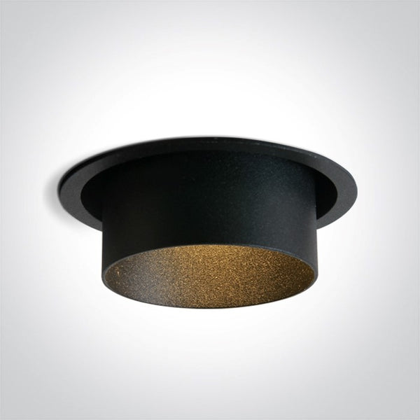 One Light 10105Y/B BLACK GU10 10W DARK LIGHT