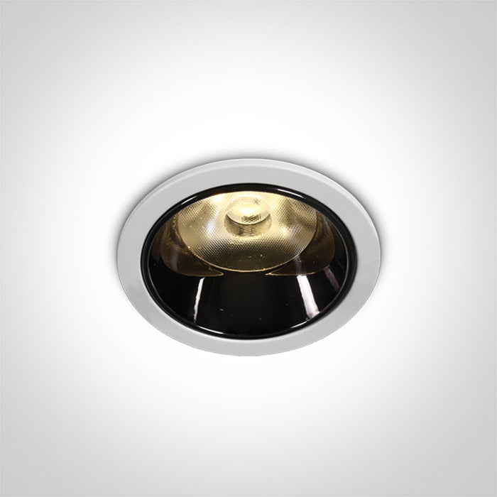 One Light 10106DC/W/W WHITE LED 6W WW IP20 36deg 350mA DARK LIGHT