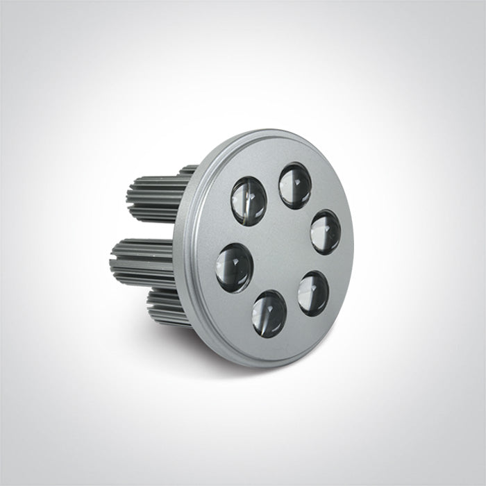 One Light 10106NA/AL/D/35 R111 ALUMINIUM LED DL 6x3w 35d 350/700mA