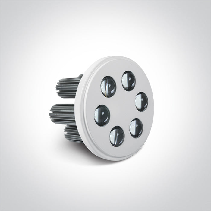 One Light 10106NA/W/D/35 R111 WHITE LED DL 6x3w 35d 350/700mA