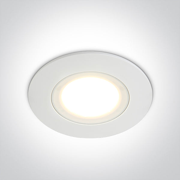One Light 10106P/W/W WHITE LED 6W WW IP65 230V