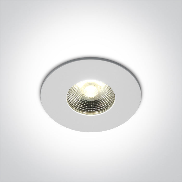 One Light 10106PF/W FIRE RATED LED 6W WW IP65 350mA WITHOUT RING