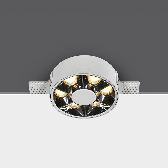 One Light 10106XTR/W/W WHITE TRIMLESS 6W WW IP20 38deg 230V DARK LIGHT