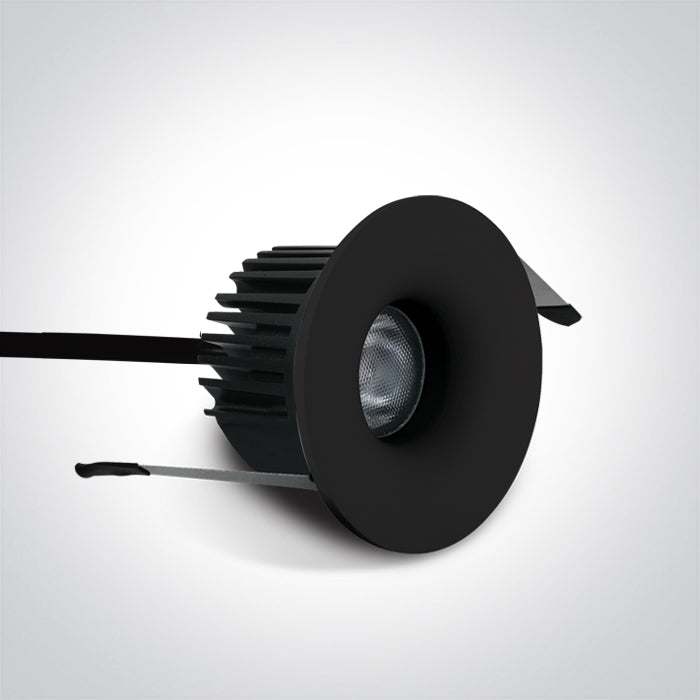 One Light 10107DB/B/W BLACK 6,5W WW IP65 700mA DARK LIGHT