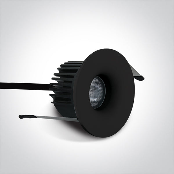 One Light 10107DB/B/W BLACK 6,5W WW IP65 700mA DARK LIGHT