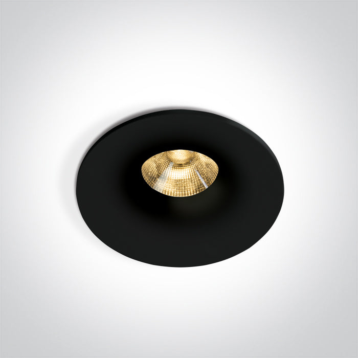 One Light 10107DB/B/W BLACK 6,5W WW IP65 700mA DARK LIGHT