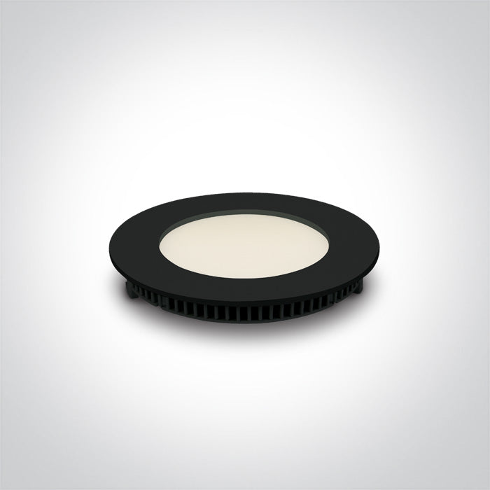 One Light 10108FA/B/C BLACK LED 8W CW IP40 230V
