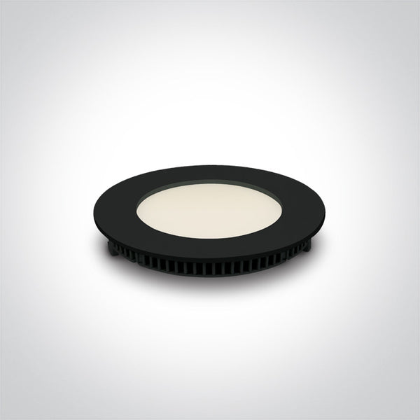 One Light 10108FA/B/C BLACK LED 8W CW IP40 230V