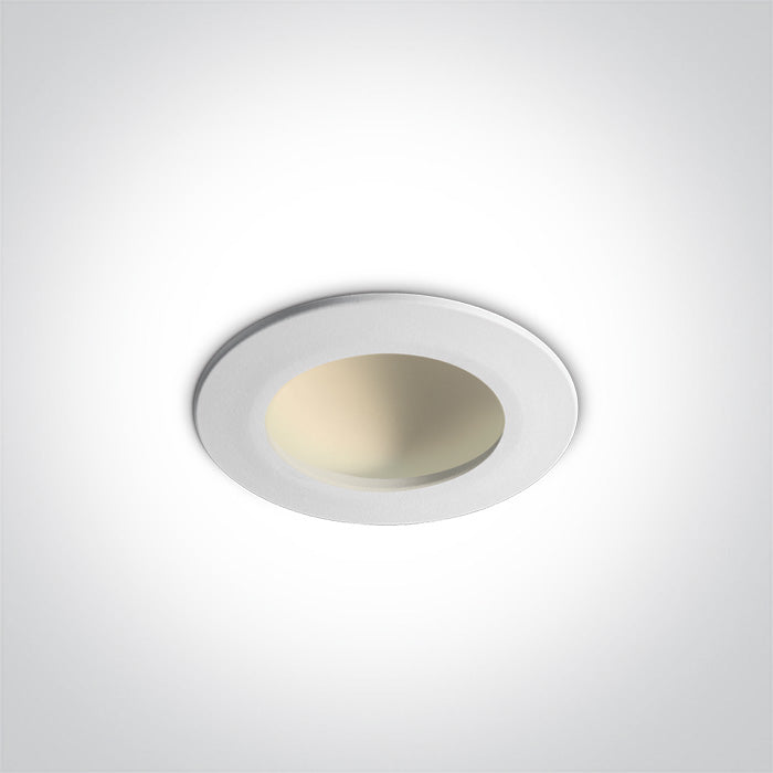 One Light 10108FD/W/W WHITE DARK LIGHT LED 8W WW IP20 230V