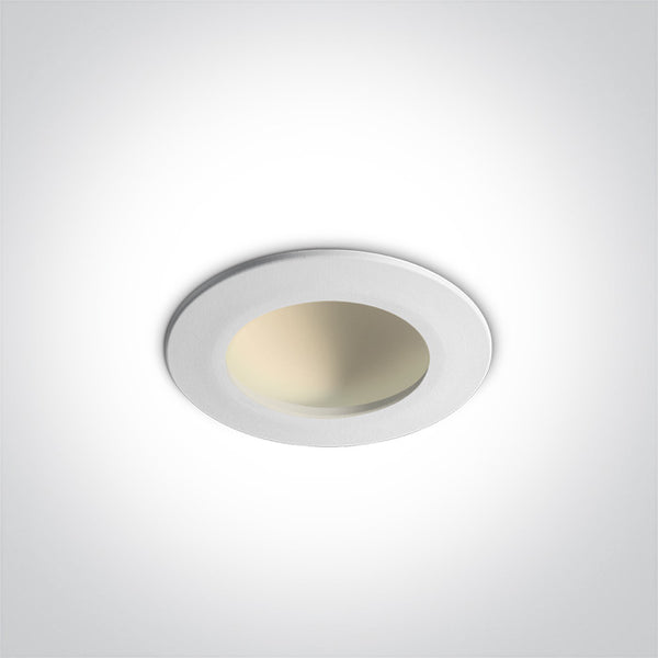 One Light 10108FD/W/W WHITE DARK LIGHT LED 8W WW IP20 230V