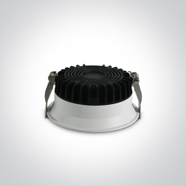 One Light 10109D/W/V WHITE 12W CCTV IP20 230V DARK LIGHT