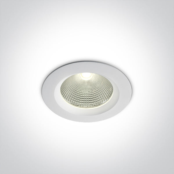 One Light 10110CA/W/C WHITE LED 10W CW IP20 60deg 230V