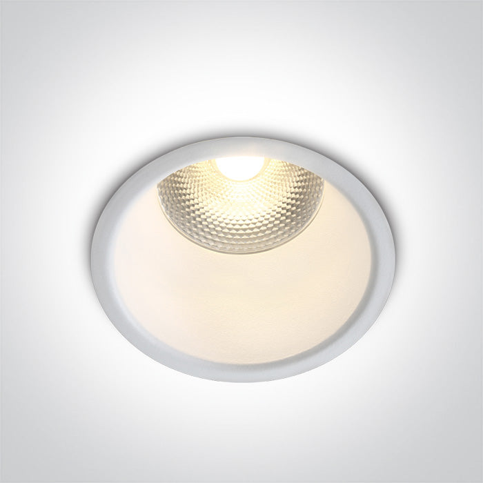 One Light 10110FD/W/W WHITE LED 10W WW 24deg IP20 230V DARK LIGHT