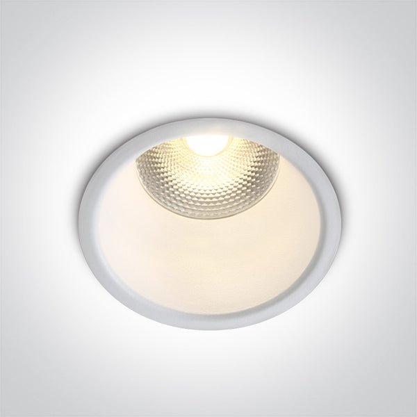 One Light 10110FD/W/W WHITE LED 10W WW 24deg IP20 230V DARK LIGHT