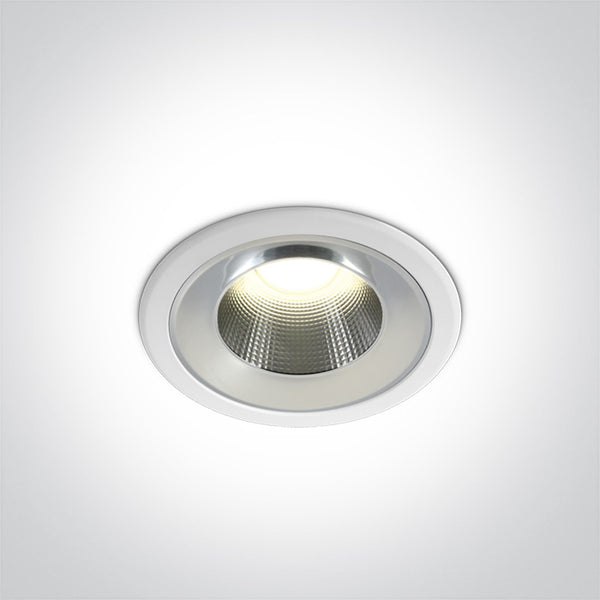 One Light 10110TD/W/C WHITE LED 10W IP54 CW 230V DARK LIGHT