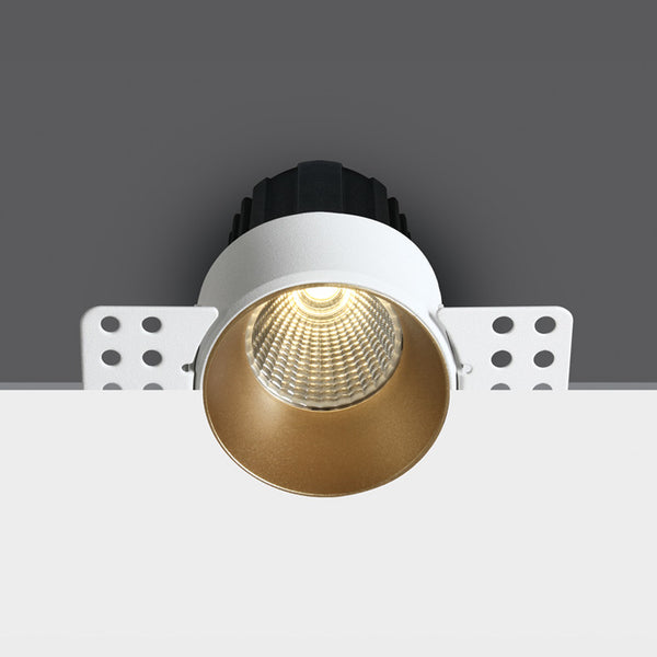 One Light 10112BTR/BS/W BRASS COB LED 12W WW 40deg 700mA 2-STEP TRIMLESS DARK LIGHT