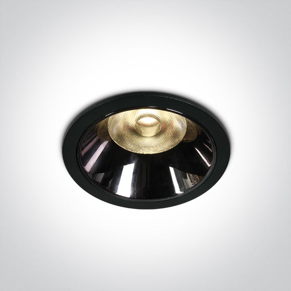 One Light 10112DC/B/W BLACK LED 12W WW IP20 36deg 700mA DARK LIGHT
