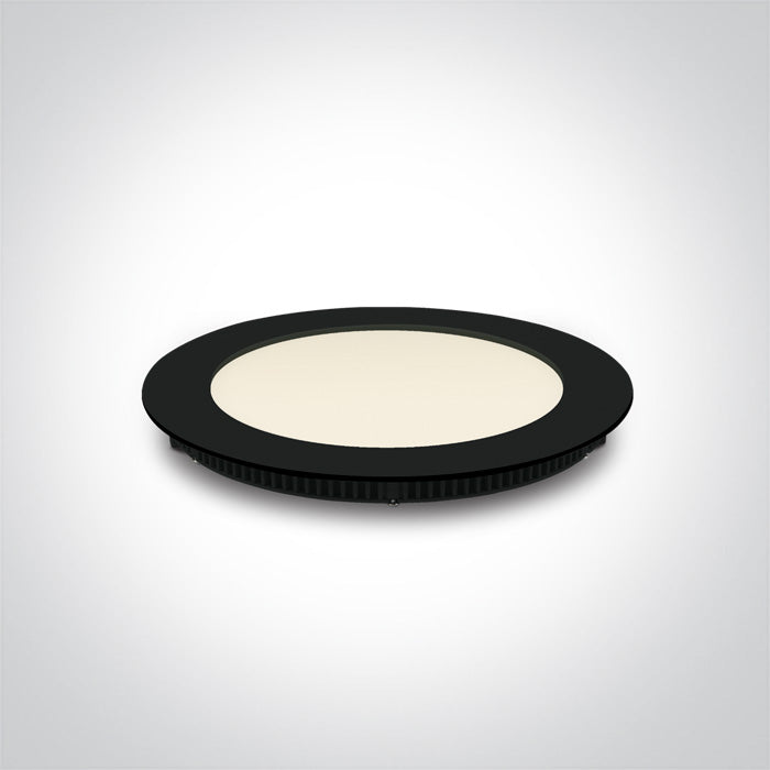 One Light 10112FA/B/W BLACK LED 12W WW IP40 230V
