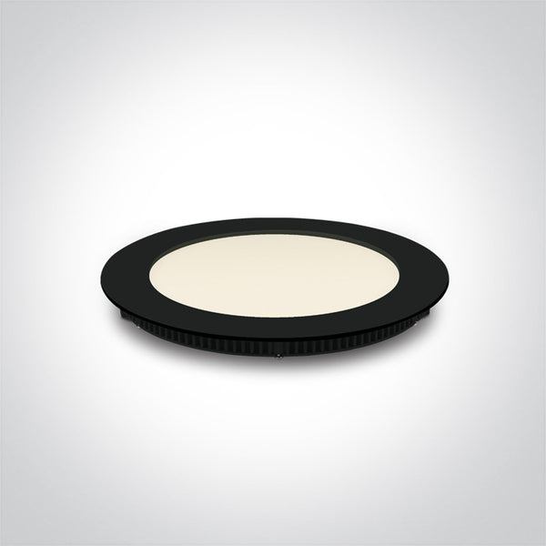 One Light 10112FA/B/W BLACK LED 12W WW IP40 230V