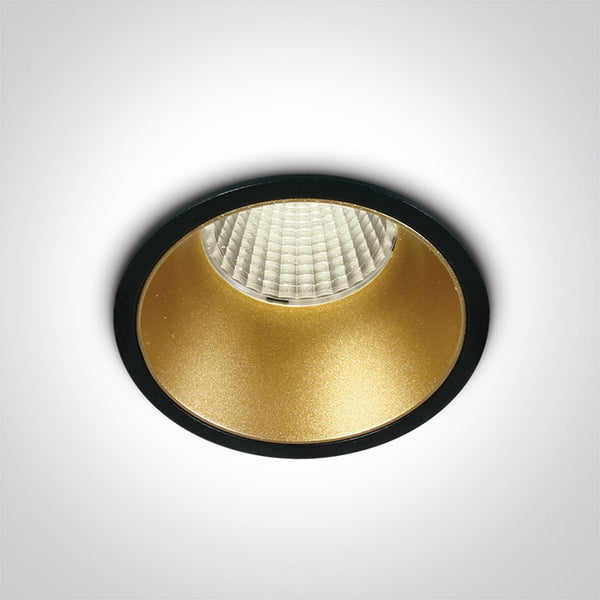 One Light 10112K/B/C BLACK LED 12W CW 700mA DARK LIGHT