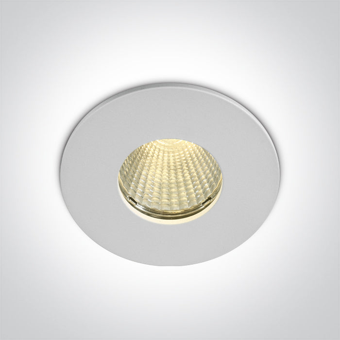 One Light 10112P/W/W WHITE COB LED 12w WW 700mA 40 deg IP64