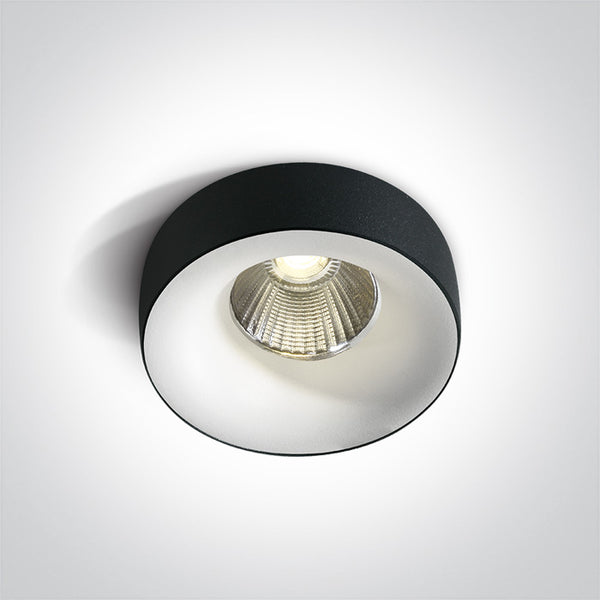 One Light 10112R/W/W WHITE COB 12W WW 700mA DARK LIGHT IP65