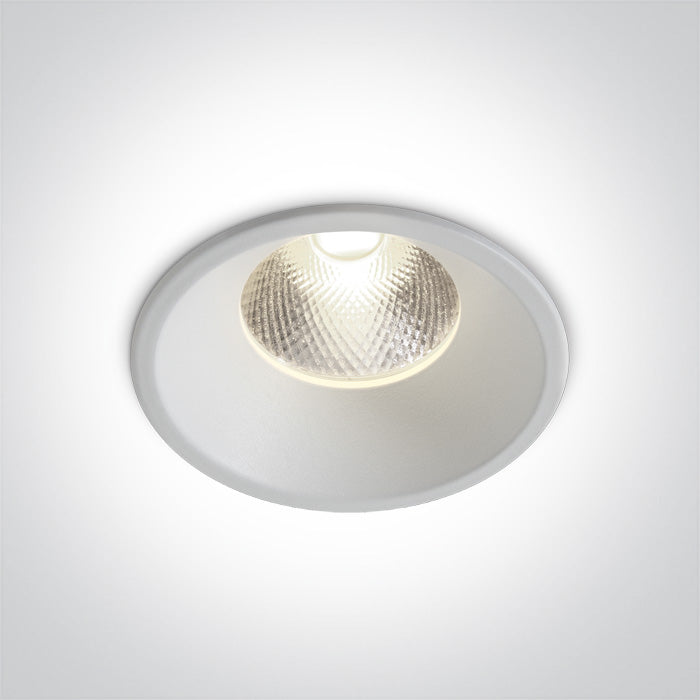 One Light 10112TD/W/C WHITE LED 12W 20deg CW IP20 230V DARK LIGHT