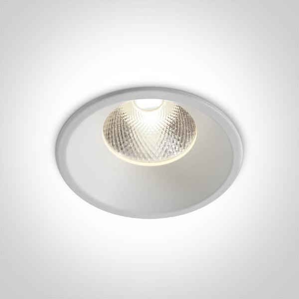 One Light 10112TD/W/C WHITE LED 12W 20deg CW IP20 230V DARK LIGHT