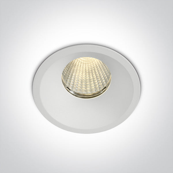 One Light 10112TP/W/EW WHITE COB LED 12w EXTRA WW 700mA 38deg IP44 SEMITRIMLESS