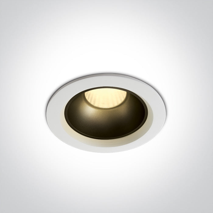 One Light 10112Z/W/W WHITE LED 12W WW IP20 45deg 230V DARK LIGHT