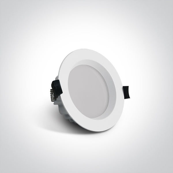 One Light 10113B/W/V WHITE 13W IP54 CCTV 230V