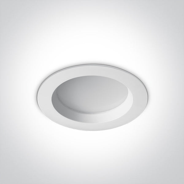 One Light 10113B/W/V WHITE 13W IP54 CCTV 230V