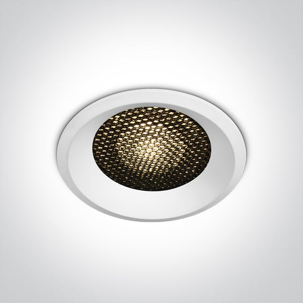 One Light 10118DH/W/W WHITE LED 18W WW IP20 36deg 500mA DARK LIGHT HONEYCOMB