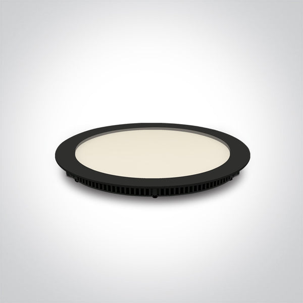 One Light 10118FA/B/W BLACK LED 18W WW IP40 230V