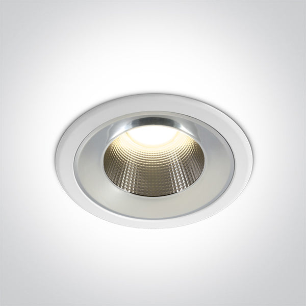 One Light 10118TD/W/W WHITE LED 18W IP54 WW 230V DARK LIGHT