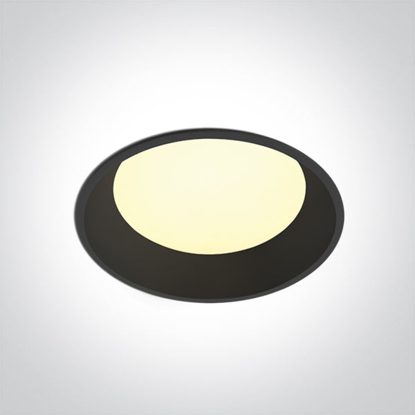 One Light 10120FD/B/V BLACK 20W CCTV IP65 230V DARK LIGHT