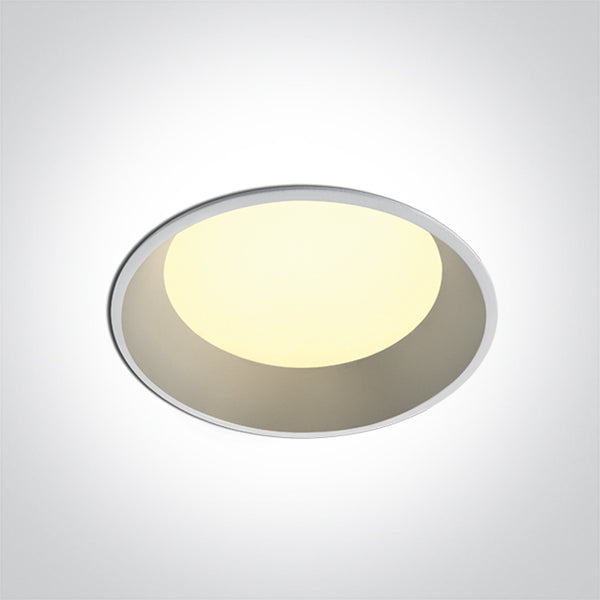 One Light 10120FD/W/V WHITE 20W CCTV IP65 230V DARK LIGHT