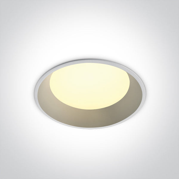 One Light 10120FD/W/W WHITE LED 20W WW IP54 230V DARK LIGHT