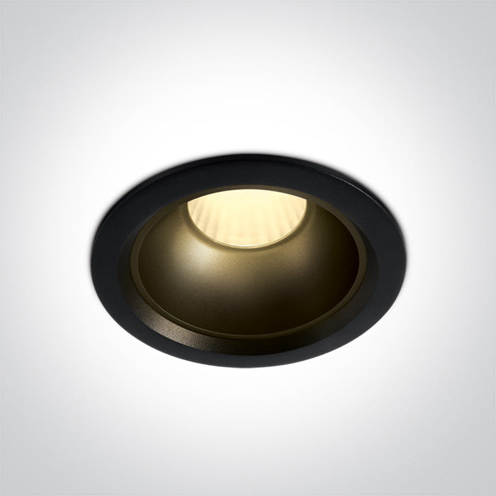 One Light 10120Z/B/W BLACK LED 20W WW IP20 45deg 230V DARK LIGHT