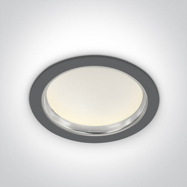 One Light 10124/G/C GREY SMD LED 24w CW IP44 85-240v