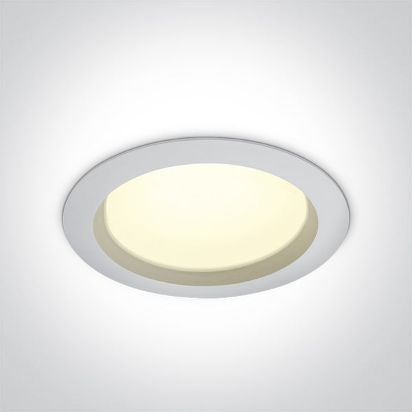 One Light 10125B/W/C WHITE LED 25W IP54 CW + DRIVER 100-240V