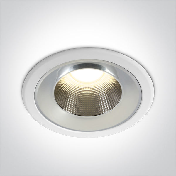 One Light 10125TD/W/W WHITE LED 25W IP54 WW 230V DARK LIGHT