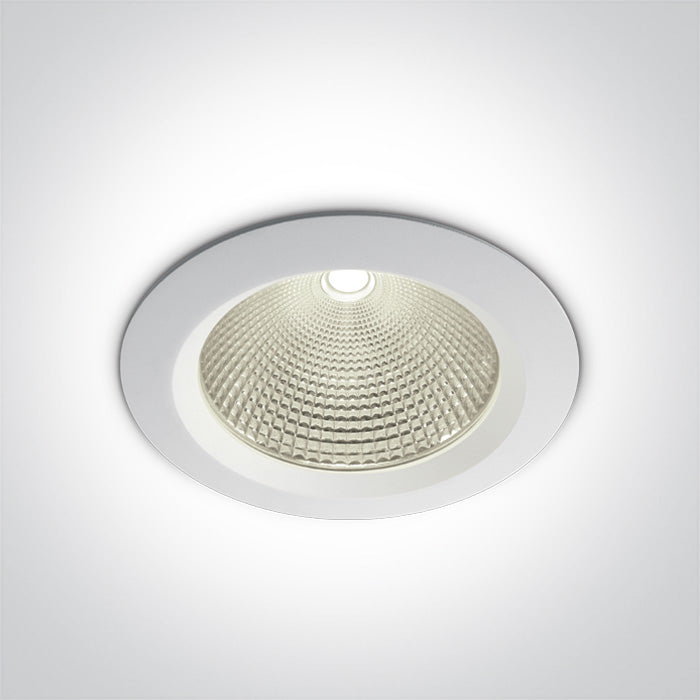 One Light 10130CA/W/C WHITE LED 30W CW IP20 60deg 230V