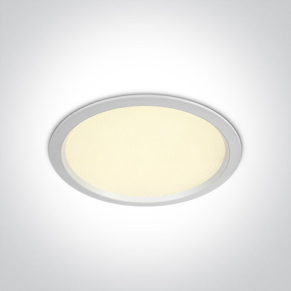 One Light 10130U/W/V WHITE SMD UGR19 30W CCTV IP44 230V
