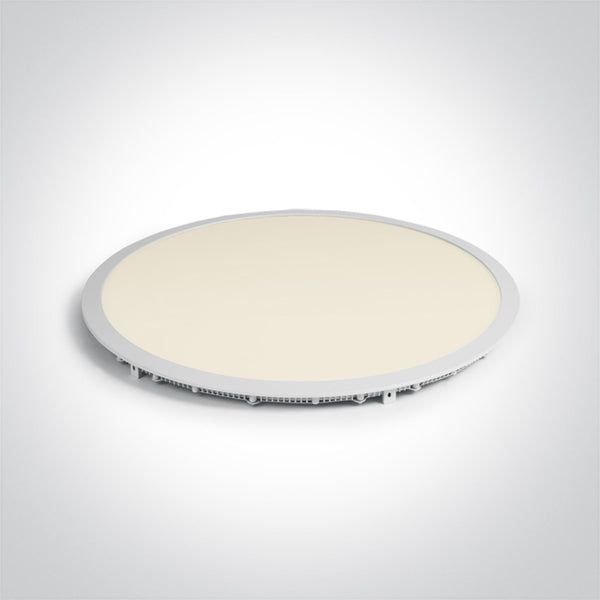 One Light 10148PE/W/W WHITE LED 48W WW 60cm RECESSED PANEL IP20 1200mA