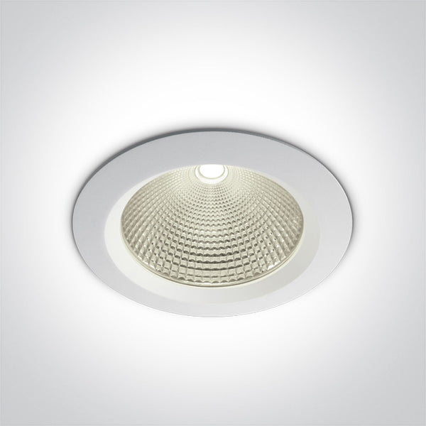 One Light 10160CA/W/C WHITE LED 60W CW IP20 60deg 230V