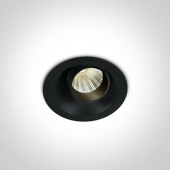 One Light 11103K/B/W BLACK COB LED 3W WW 30deg 350mA DARK LIGHT