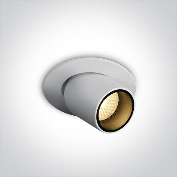 One Light 11103M/W/W WHITE COB LED 3W WW 36deg IP20 350mA DIMMABLE DARK LIGHT